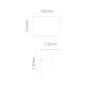 Preview: COMET SWITCH  Wandleuchte  20W / 40W  55°  2.700K/3.200K/4.000K  dimmbar  IP65  WEISS